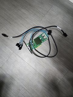 (Can be used on hard drive) HBA card (Supermicro) comes with two 1-to-4 SATA cables64194997951106110