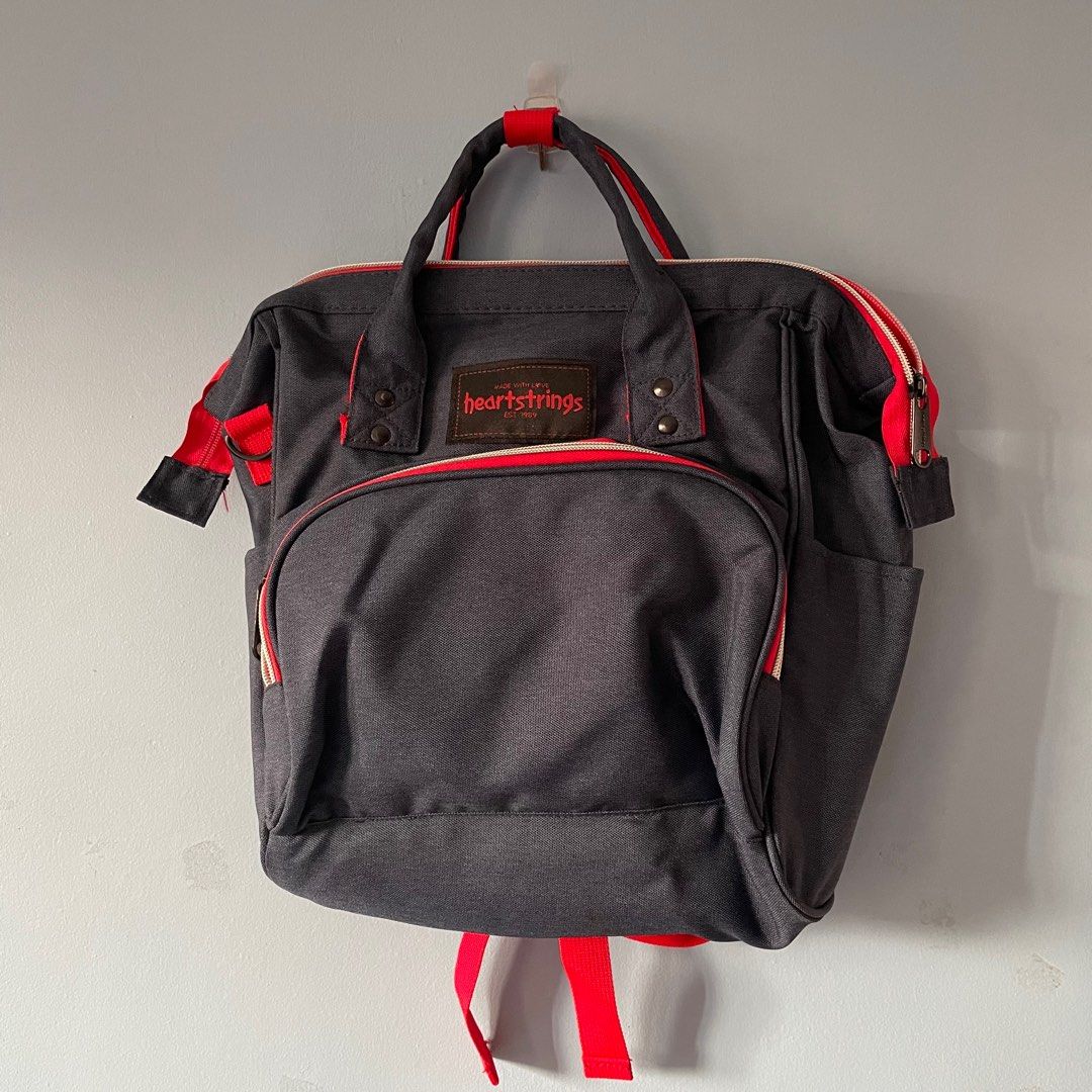 Heartstrings Two-Way Bag (Backpack & Sling) (Category: Backpacks) located in San Pedro. Submitted by aileenrcg_ (Listing ID 1308213510, Image 1). Description: used only a few times inclusive of 1 sling 2 way bag can be used as backpack or sling bag.