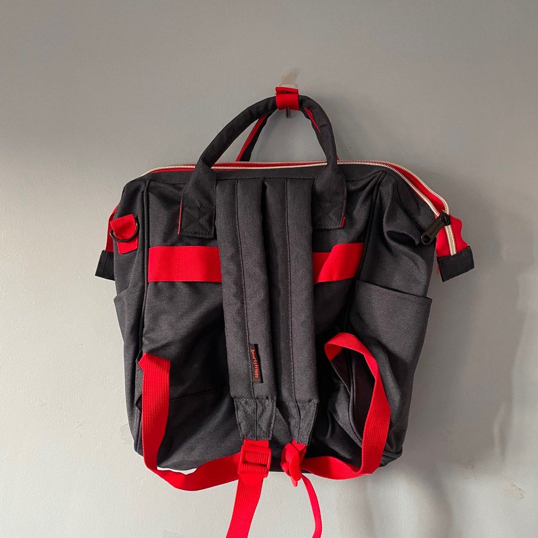 Heartstrings Two-Way Bag (Backpack & Sling) (Category: Backpacks) located in San Pedro. Submitted by aileenrcg_ (Listing ID 1308213510, Image 2). Description: used only a few times inclusive of 1 sling 2 way bag can be used as backpack or sling bag.