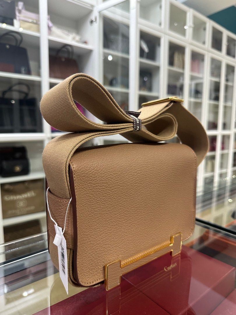 Hermes Geta Quebracho and Chai Chevre Gold Hardware Stamp U (Category: Luxury Bags & Wallets) located in Taguig. Submitted by closetcompany (Listing ID 1308180468, Image 2). Description: Hermes Geta Quebracho and Chai Chevre Gold Hardware Stamp U 🫧Php 415,000 🫧CONDITION: Like new condition with few and small inevitable hairline scratches on the hardware. 🫧RATING: 9.8/10 🫧INCLUSIONS: dust bag, box, paper bag, care manual, ribbon, Bababebi cert