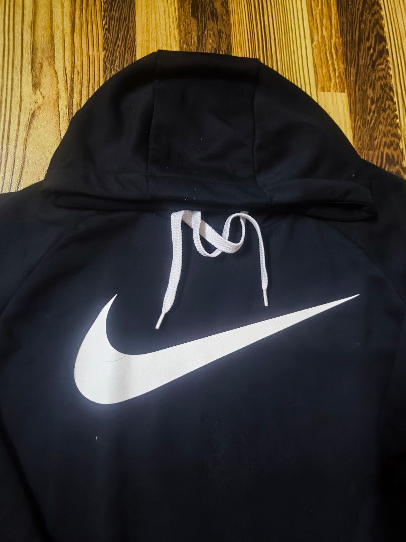 nike centre tick hoodie