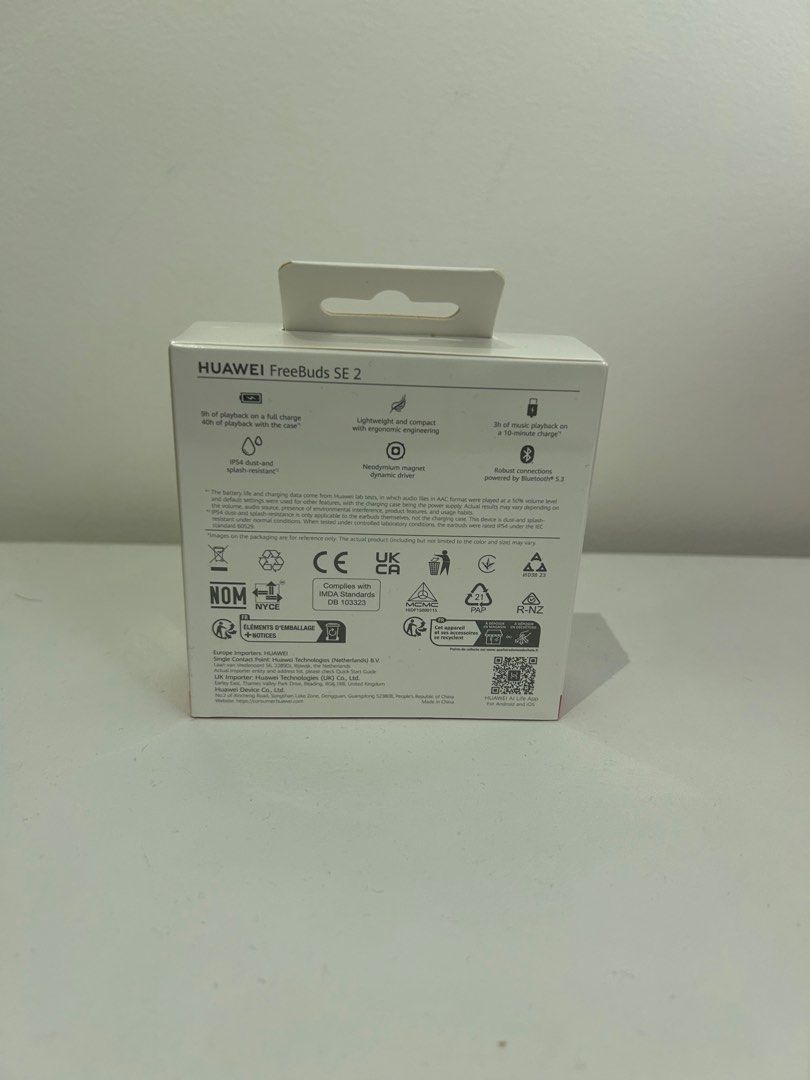 Huawei Freebuds SE 2 (Category: Earphones) located in Mandaluyong City. Submitted by ginsrafael (Listing ID 1308307812, Image 2). Description: Selling brand new Huawei SE 2 Buds. Never used. Spare unit from my friend since she got it from a promo.