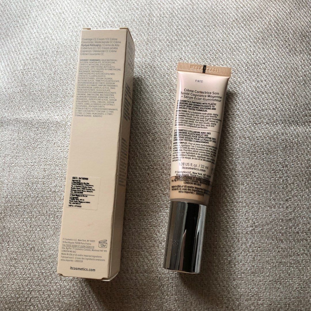 It cosmetics cc+ nude glow (code: fair), Beauty & Personal Care, Face ...