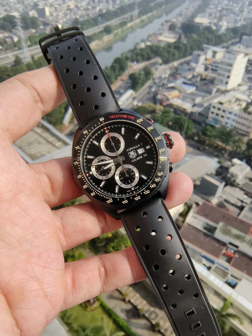 Jam Tag Heuer Formula 1 Automatic Chronograph Calibre 16 Fesyen Pria Jam Tangan di Carousell