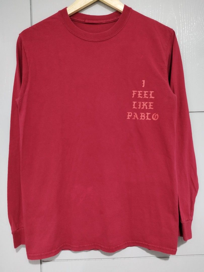 KANYE WEST I FEEL LIKE PABLO SWEATER Men s Fashion Tops Sets Tshirts Polo Shirts on Carousell