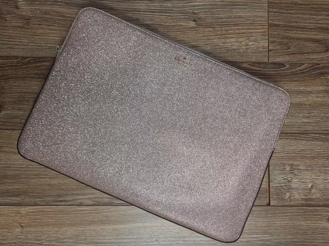 Kate Spade tinsel glitter 15 laptop sleeve bag Computers Tech Parts Accessories Laptop Bags Sleeves on Carousell