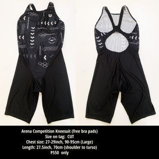 (Large) Arena Competition Kneesuit (free bra pads)
