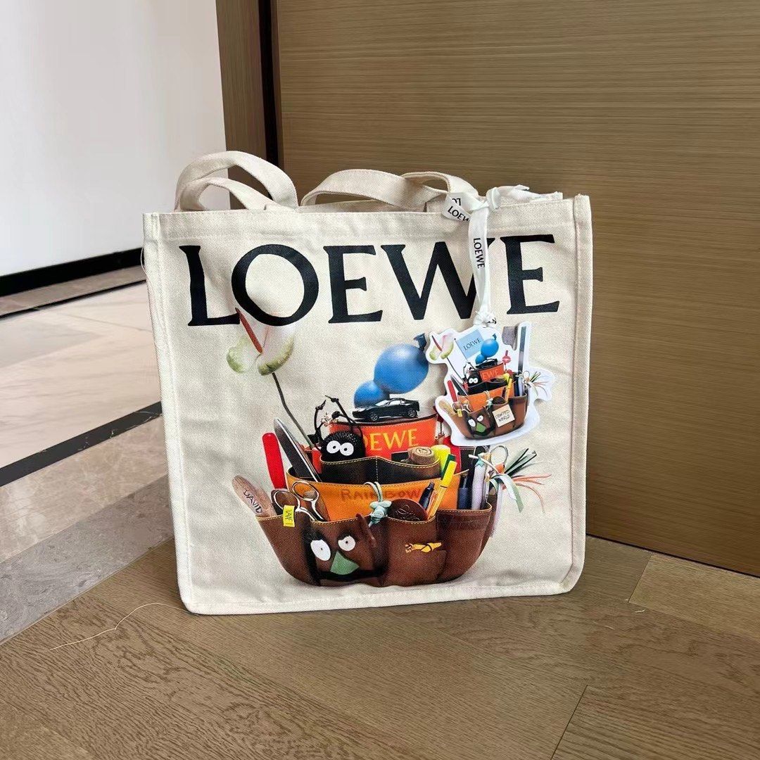 Loewe Canvas Tote Bag 2024