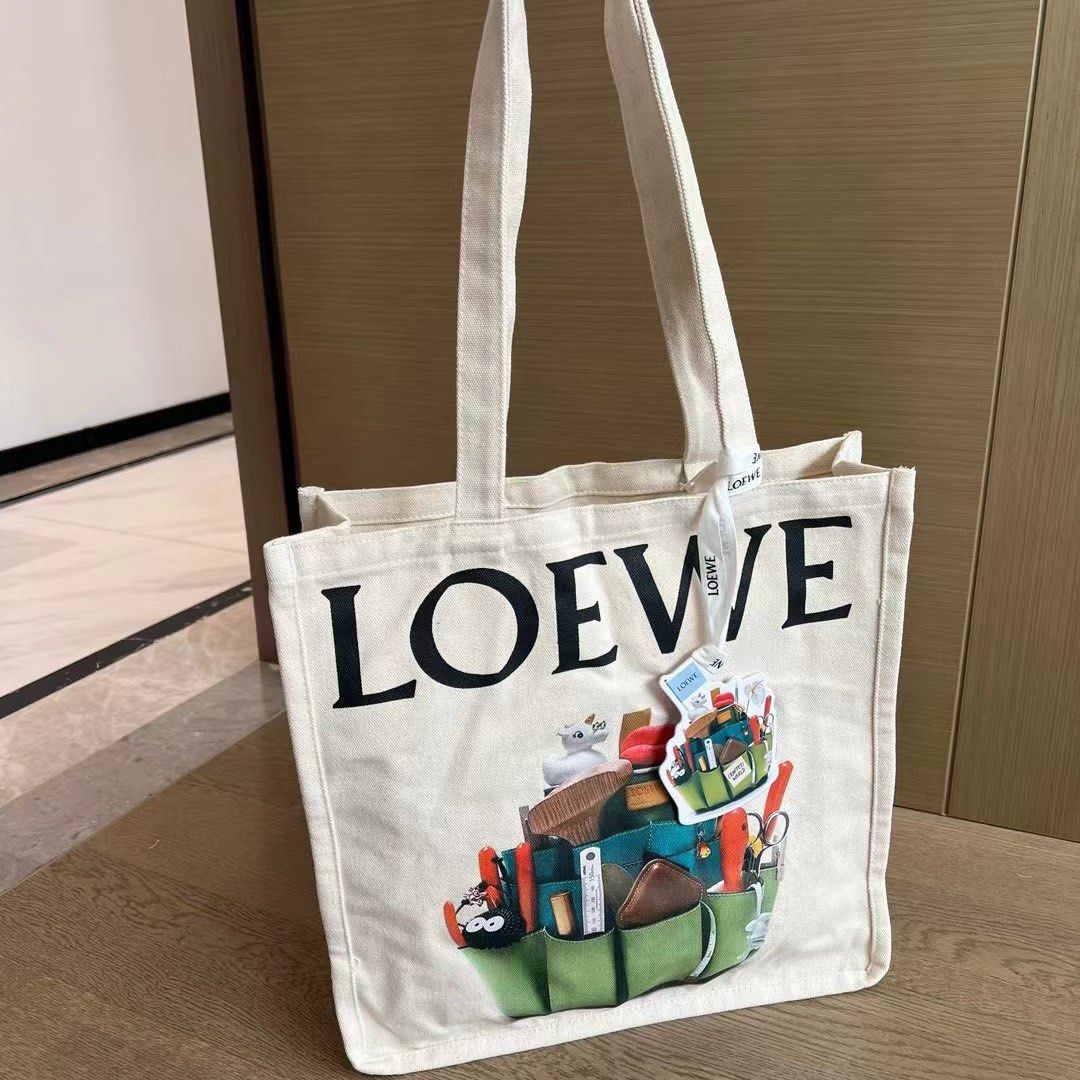 Loewe canvas tote bag clearance