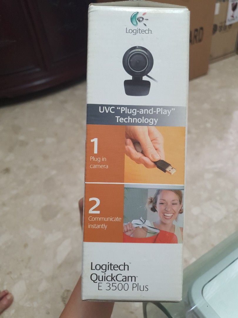 Logitech quickcam e3500 plus (Category: Webcams) located in Singapore. Submitted by lilrain (Listing ID 1308189681, Image 2). Description: clearing old stocks at home!.