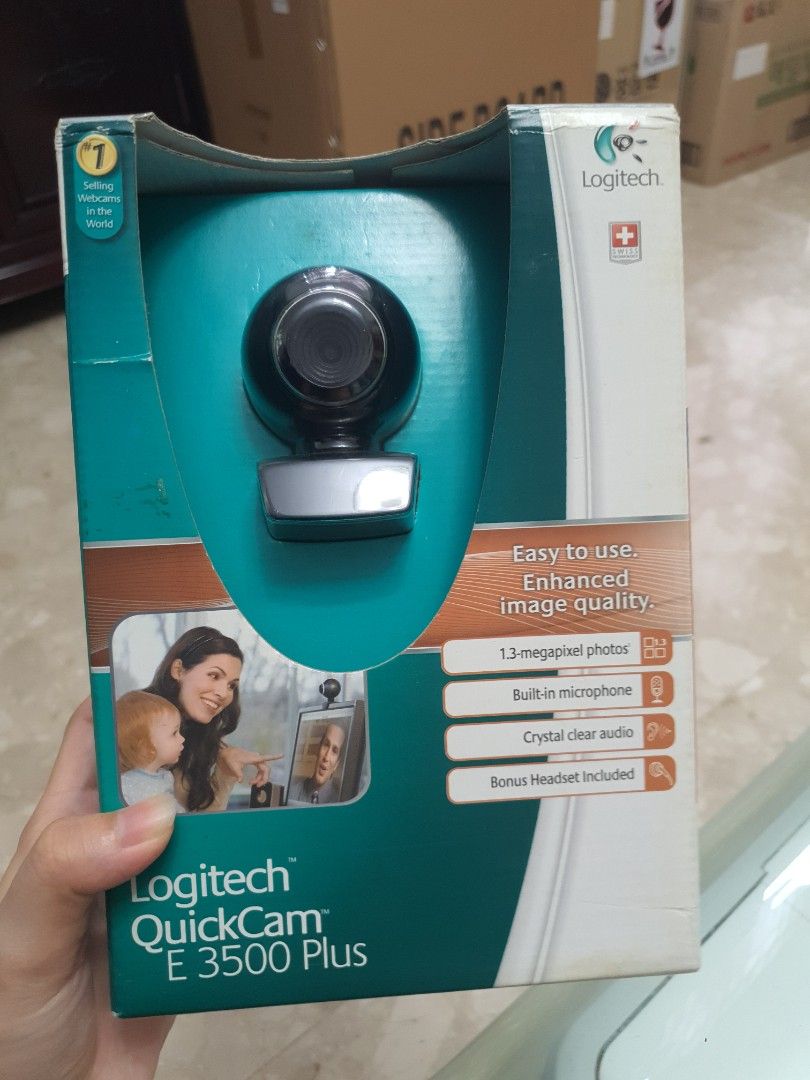 Logitech quickcam e3500 plus (Category: Webcams) located in Singapore. Submitted by lilrain (Listing ID 1308189681, Image 1). Description: clearing old stocks at home!.