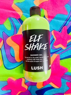 Lush Cosmetics Elf Shake Shower Gel 560g Sour Gumball Scent