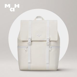 MAH Siro Backpack School Bag Snow White Waterproof Backpack 14 Inch Laptop