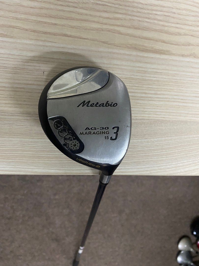Metabio AG-30 Maraging 15° 3 Wood Regular Graphite Shaft Metabio Grip Metabio AG-30 Maraging 15° 3 Wood Regular Graphite Shaft Metabio Grip