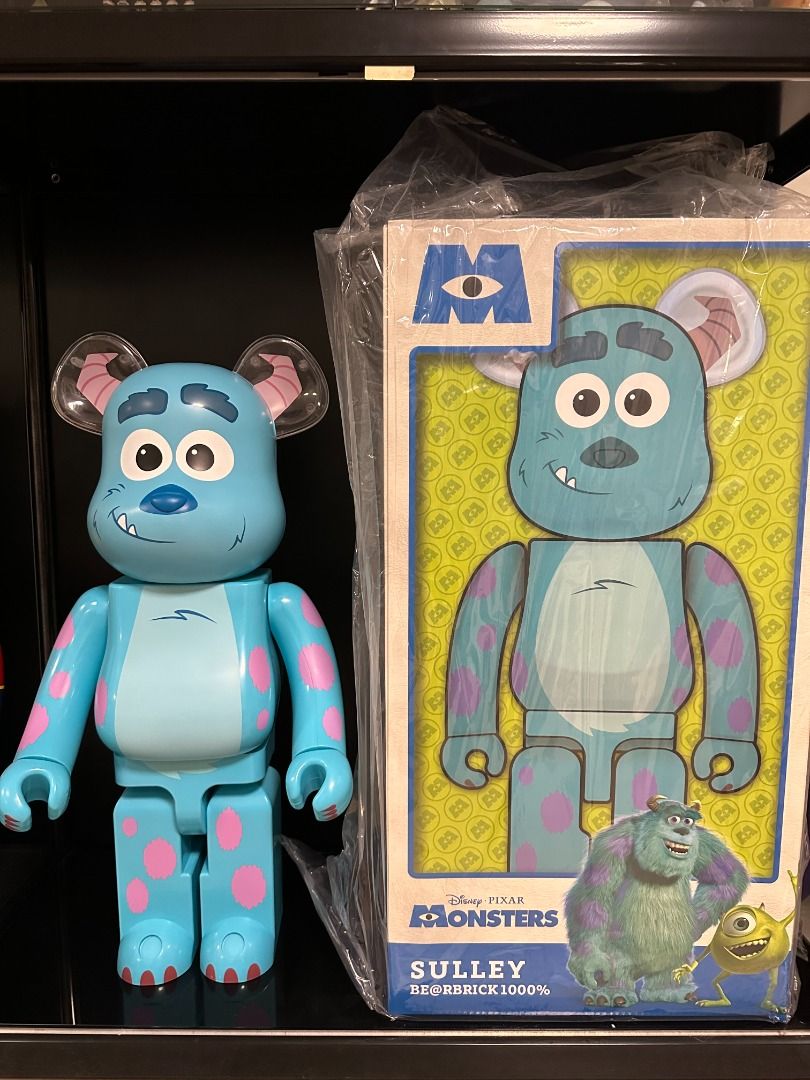 Medicom be@rbrick 1000% 怪獸公司毛毛Sulley bearbrick, 興趣及遊戲 ...