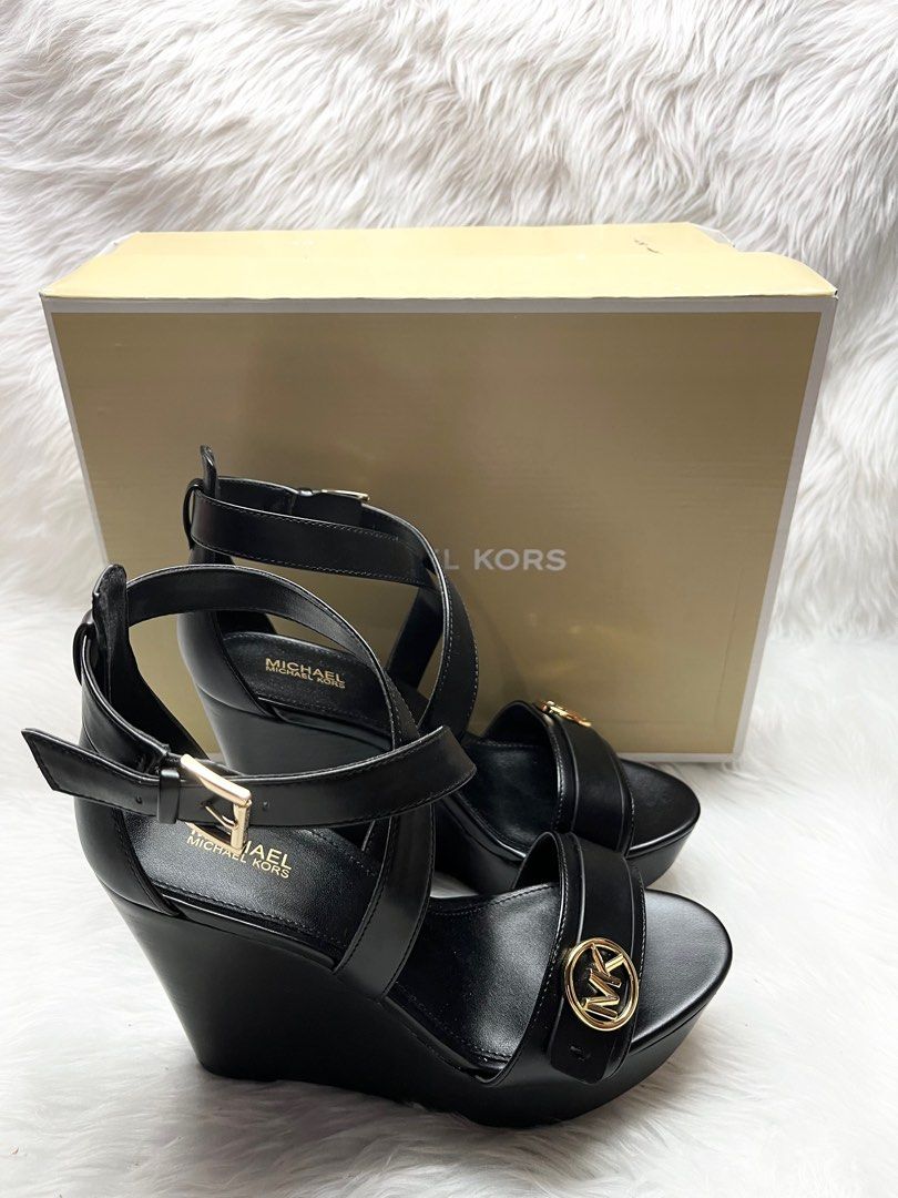 Mk black wedges store