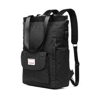 MINGKE Laptop Bag 13/14 inch Backpack Schoolbag for Women Shockproof Waterproof Multifunction - Black