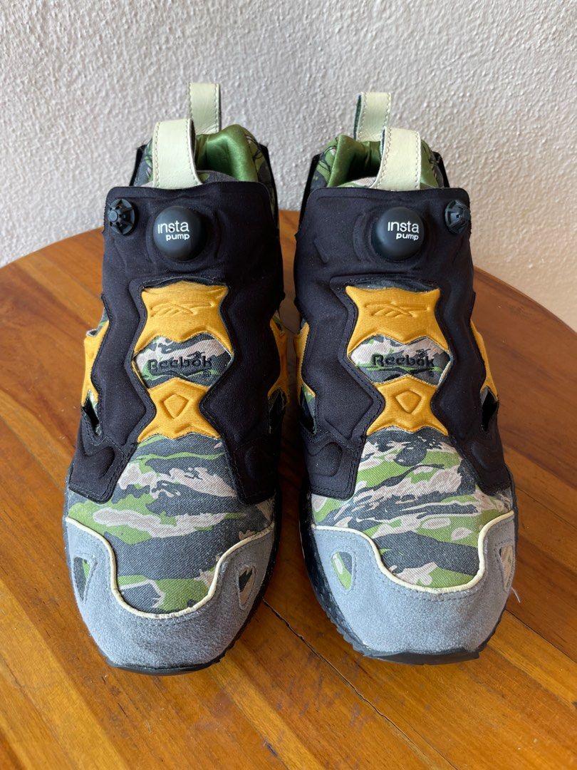 Mita x Reebok Insta Pump Fury Tiger Camo Men s Fashion Footwear Sneakers on Carousell