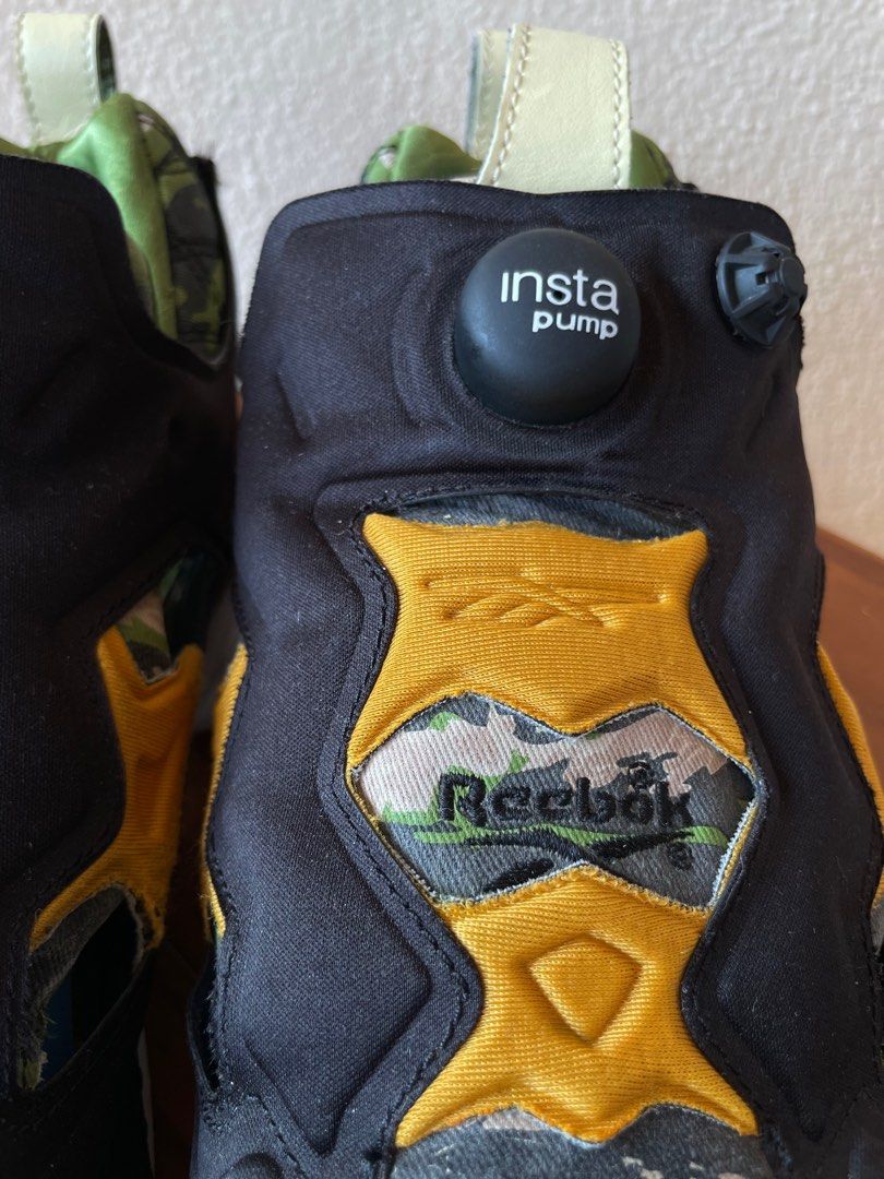Mita x Reebok Insta Pump Fury Tiger Camo Men s Fashion Footwear Sneakers on Carousell