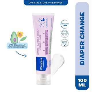 Mustela 1.2.3. Diaper Rash Cream, Baby Skin Protectant with Zinc Oxide, Fragrance