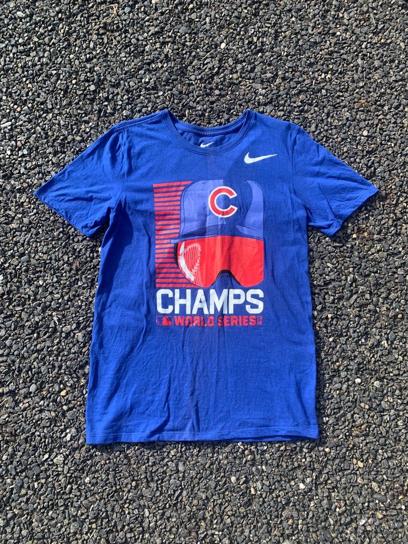 Nike Chicago Cubs 2016 World Series Champs T Shirt 芝加哥小熊隊
