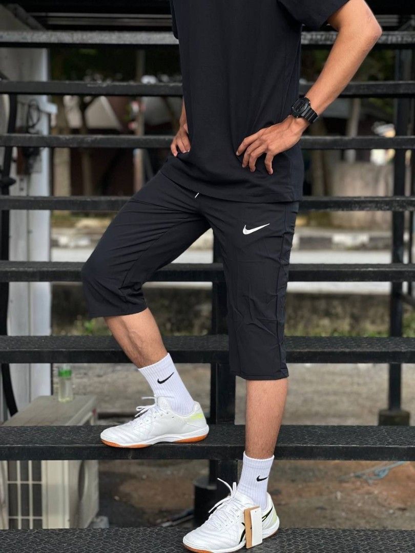NIKE PRO 3 4 PANTS Men s Fashion Bottoms Shorts on Carousell