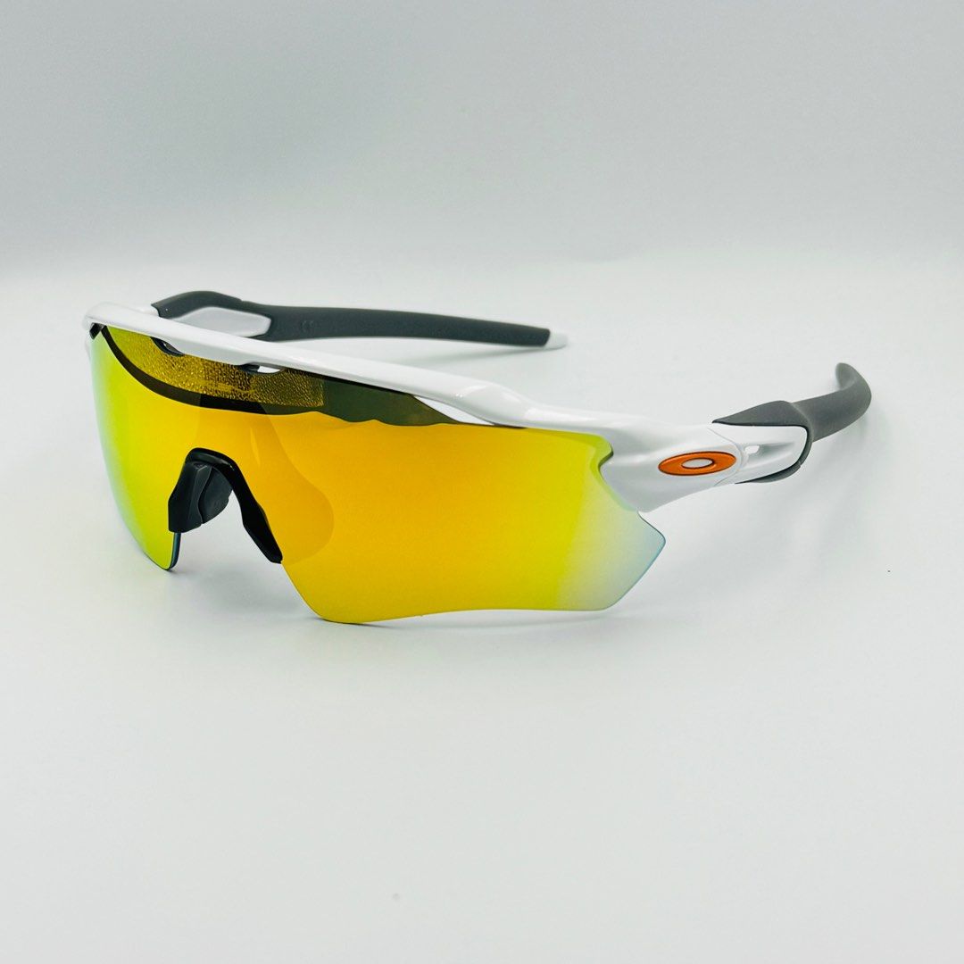 Oakley Radar EV Polished White w Fire Iridium Men s Fashion Watches Accessories Sunglasses Eyewear on Carousell