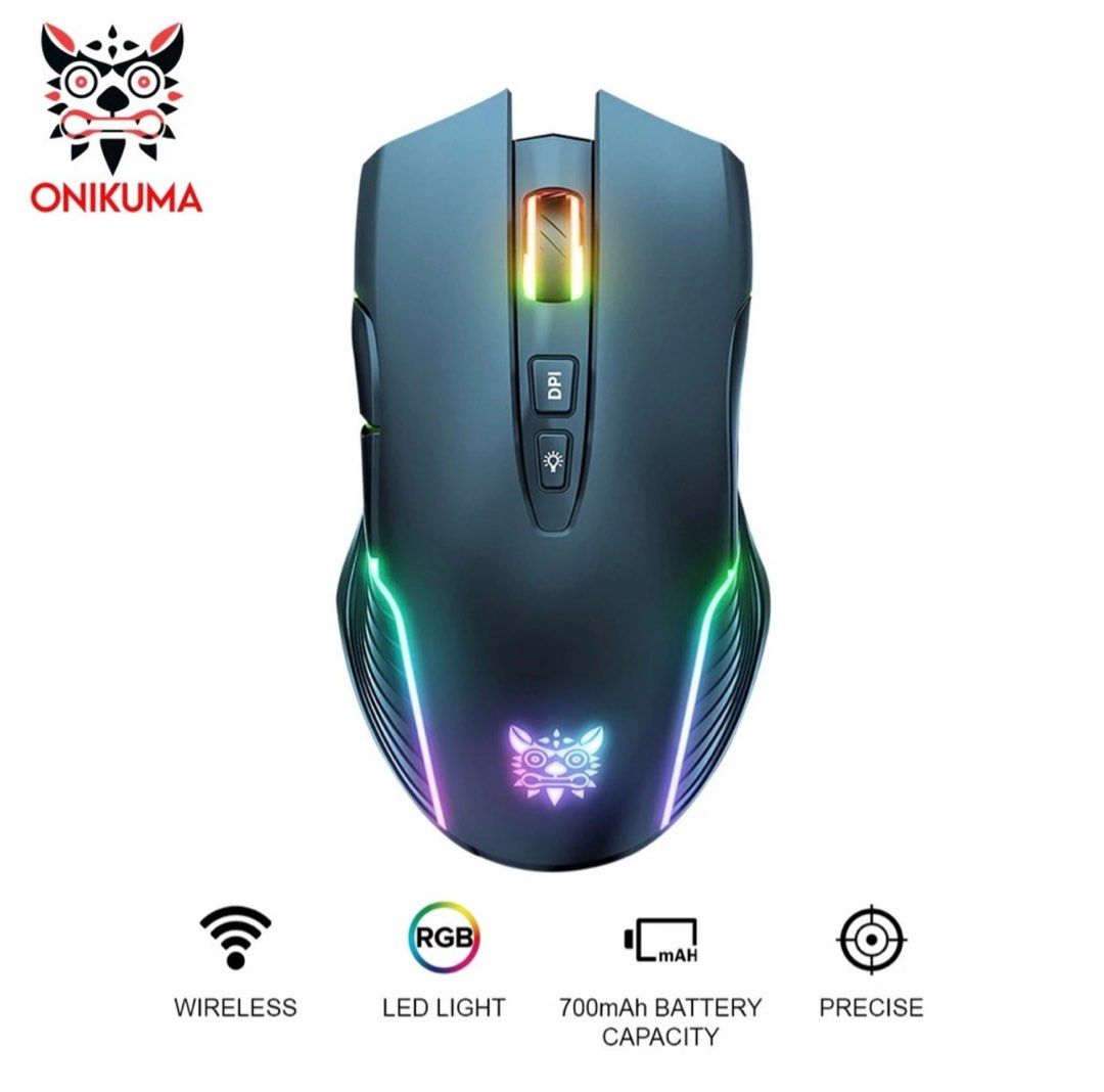 ONHAND Onikuma wireless mouse RGB (Category: Mouse & Mousepads) located in Quezon City. Submitted by buhbyestuff (Listing ID 1308164265, Image 1). Description: rfs: extra😭 akala ko nawawala yun ganto ko mouse 😭.