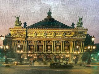 Paris Opera House Jigsaw Puzzle with frame