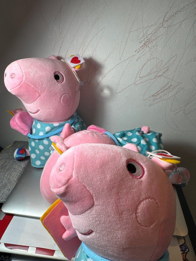 Peppa pig plush (Category: Plushies & Soft Toys) located in Taytay. Submitted by olgaragesaleph (Listing ID 1308258459, Image 2). Description: 150 each.