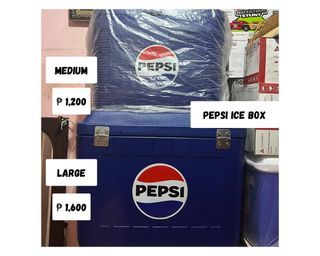 Pepsi Ice Box Medium  and Large