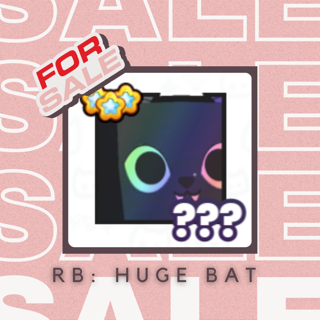 Pet Simulator 99: High Value / Rare Rainbows Huge, Video Gaming, Video