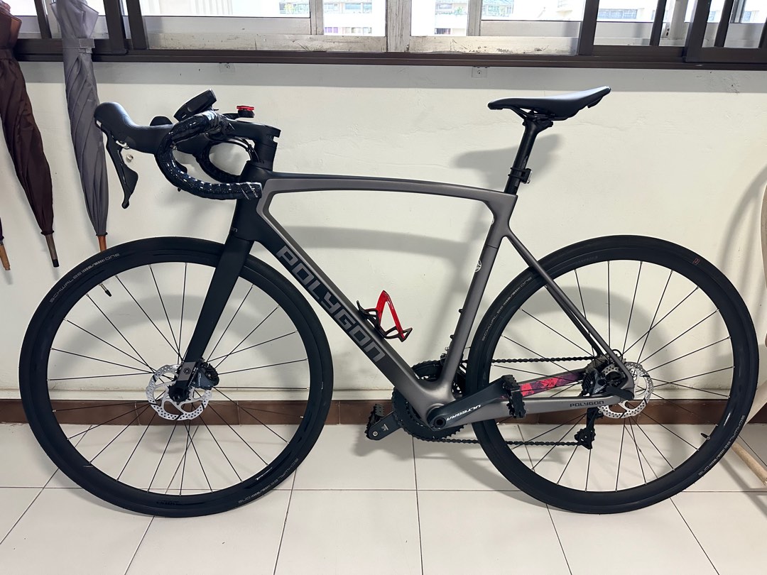 Urgent Polygon Strattos S8 Carbon Road Bike Sports Equipment Bicycles Parts Bicycles on Carousell