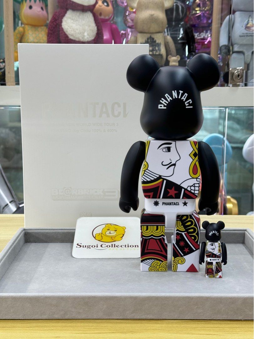 BE@RBRICK - 未開封 BE@RBRICK PHANTACi 400%100% jay chou In Stock] BE@RBRICK x Jay Chou Phantaci 100%+400% 周杰伦 bearbrick