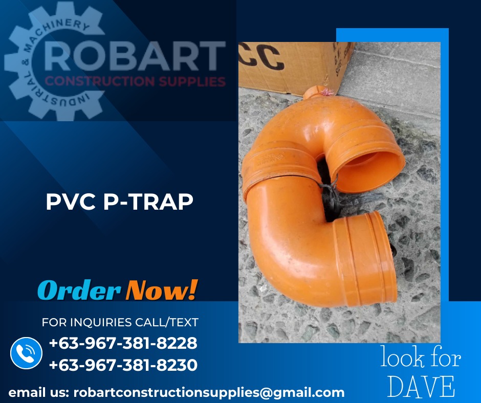 PVC P-TRAP, Commercial & Industrial, Construction Tools & Equipment on ...