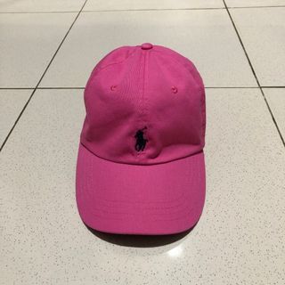 Ralph Lauren pink small logo cap