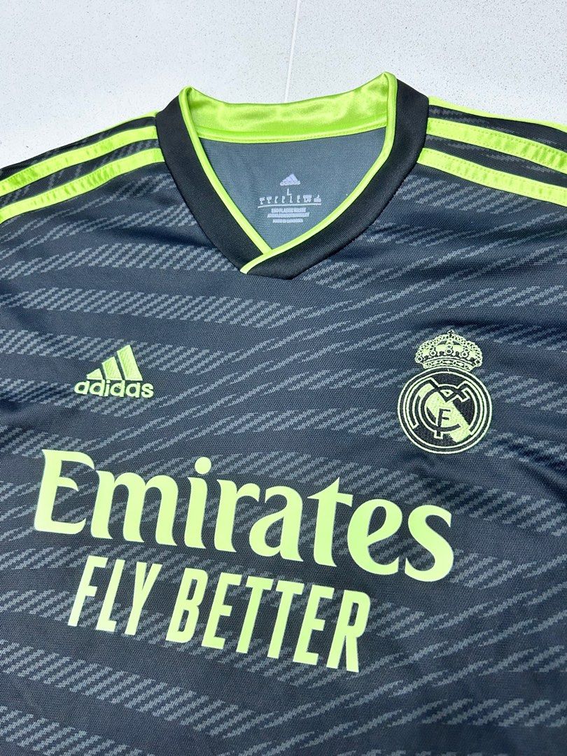 Real madrid grey and green jersey clearance