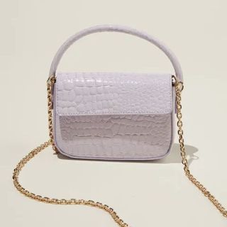 Rubi by Cotton On Patent Mini Crossbody Bag (Lilac)