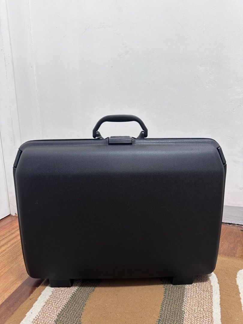 Samsonite Hardshell Black Oyster/Clamshell Luggage Case Pullman Vintage ...