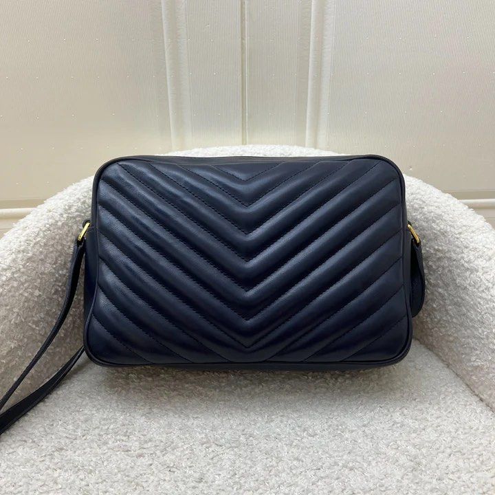Loulou monogram ysl medium chevron quilted leather camera shoulder bag new arrivals