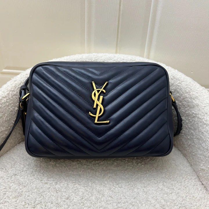 Ysl lou camera bag navy on sale