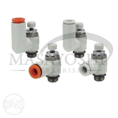 Speed Controller with One Touch Fitting InLine Type SMC, Commercial ...