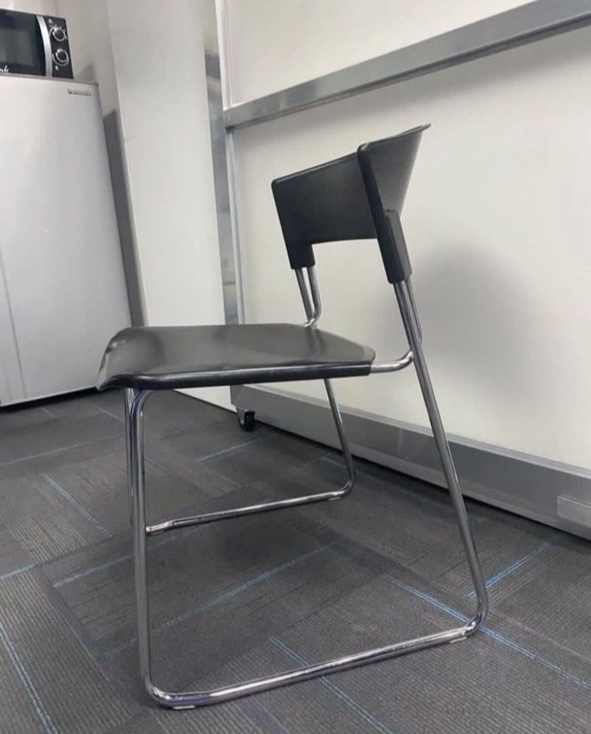 Stackable chairs (Category: Office Furniture & Fixtures) located in Paranaque City. Submitted by johnber (Listing ID 1308249496, Image 2). Description: 2 pieces remaining. Last price posted. SRP is 3500 each.