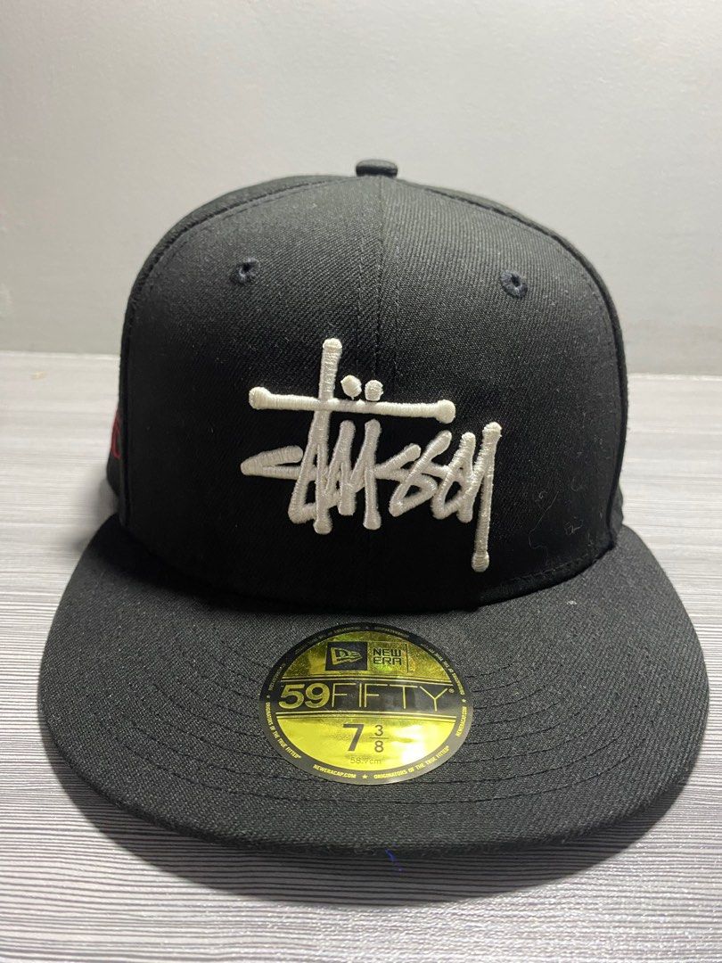 Stussy x New Era Fitted Cap (Category: Caps & Hats) located in Quezon City. Submitted by karma2001 (Listing ID 1308296864, Image 1). Description: Stussy x New Era Fitted Cap 2.5k L/XL Bought at Stussy Harajuku PM for more details!.