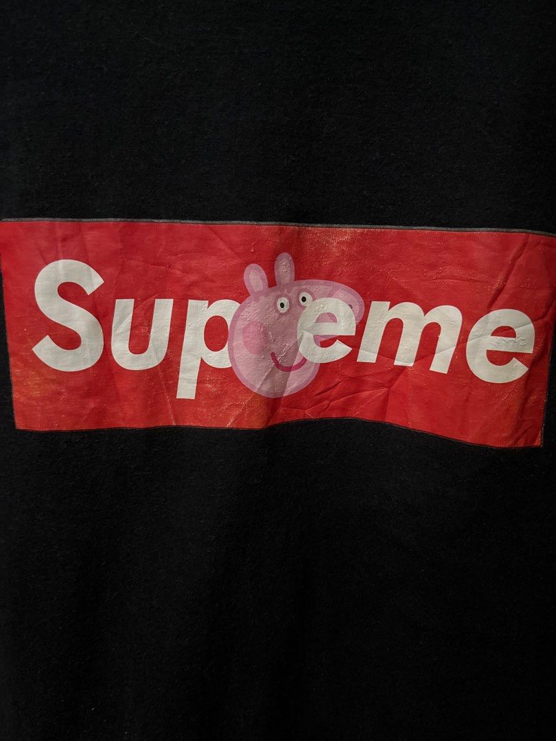 Supreme Gildan Peppa Pig box Women s Fashion Tops Shirts on Carousell