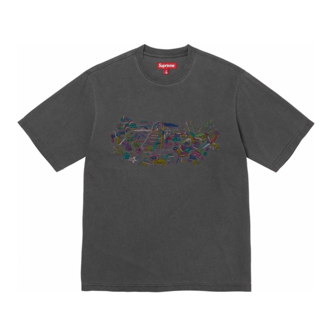 SUPREME MACHU PICCHU TOP TEE Men s Fashion Tops Sets Tshirts Polo Shirts on Carousell