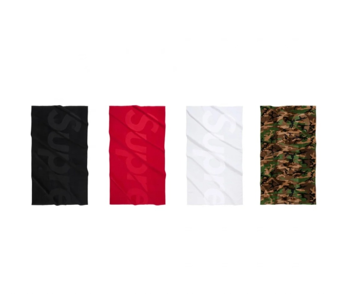 Supreme Tonal Logo Towel Navy（Supreme Beach Towels for Home