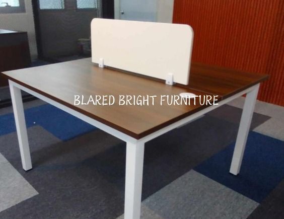 TABLE w/ Panel Divider : 2 seater , DM for Quotation, Office furniture ...
