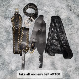 Take All Women's Leather Belt