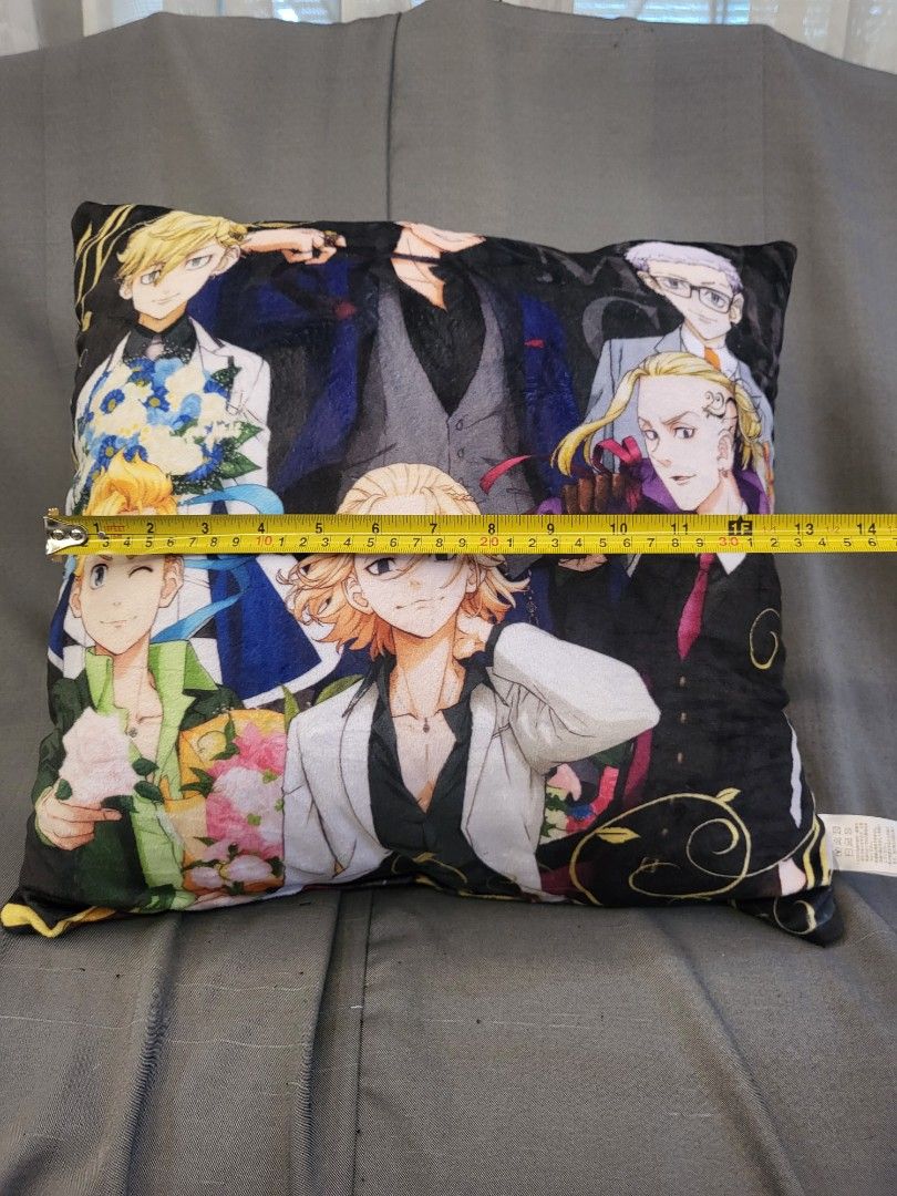 Tokyo Revengers Square Pillow (Category: Bedding & Towels) located in San Fernando. Submitted by jpmarketplace2023 (Listing ID 1308210780, Image 3). Description: 💚 All items are authentic from Japan. 💛 MOP: GCash (❌️ GCash Protect) 🩵 MOD: LBC only (❌️ S. Checkout, COD, COP) 💙 Meet-up: Vista Mall, San Fernando, Pampanga 💜 All items are on-hand. 🧡 First to pay gets the item first. ❤️ Breakable items are packed with care and caution. Seller wi